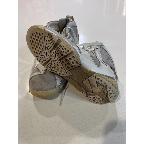 Jordan Retro 7‎ Pure Platinum Shoes  - Youth 7 - Picture 9 of 12